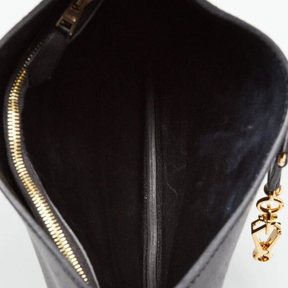 Hermes Black Evercolor Leather Gold Plated Trim Duo 24 Bag - Picture 10 of 12